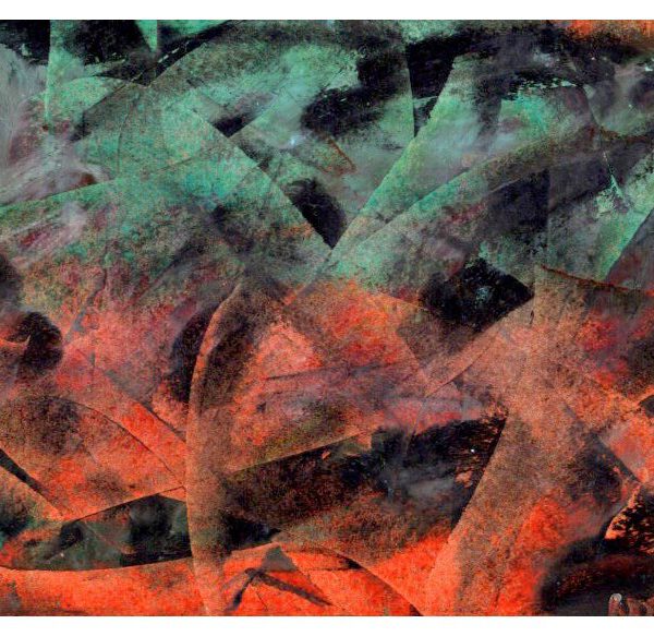 Abendglut August 2024, Ölpstell, 10x15cm