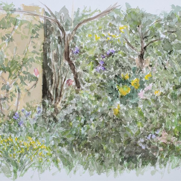 Beim Hügel 31. Mai 2024, Auarell ca. 20x30cm