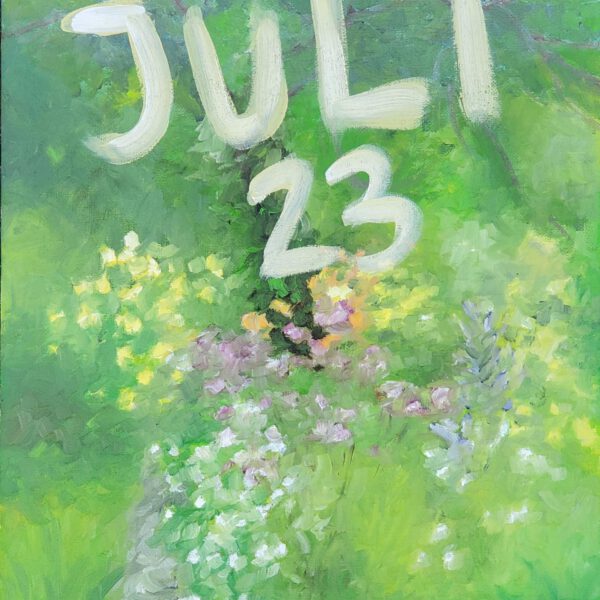 Juli 23, Öl auf Malgrund 30x40cm