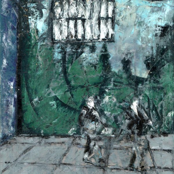 Nr. 32, Collage, Acryl und Ölpastell ca. 20x30cm 1986/2024