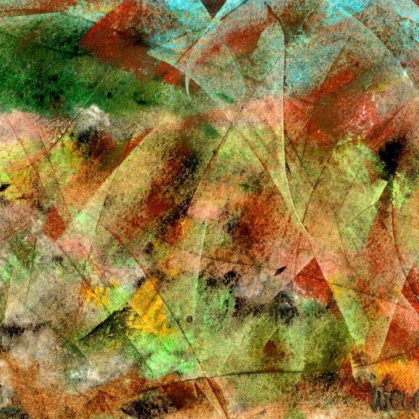 O.T. August 2024, Ölpastell 10x15cm