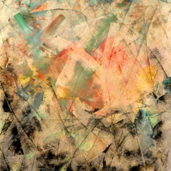 O.T. August 2024, Ölpastell 13x16cm