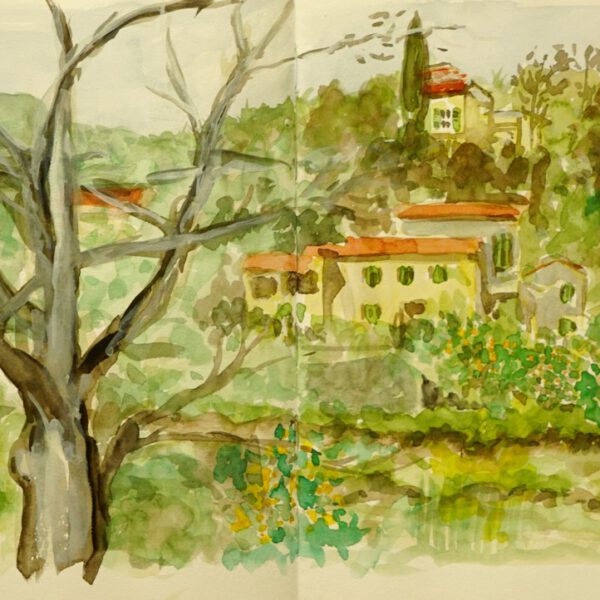 Skizzenbuch Ligurien, Finale Ligure, 6. Februar 2024