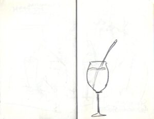 Skizzenbuch Ligurien, Spritz in Strasbourg