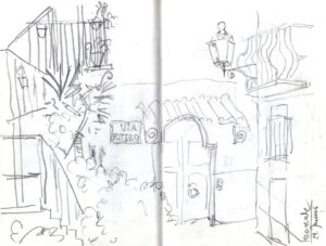Skizzenbuch Sizilien, Monreale, 29. Januar 2023