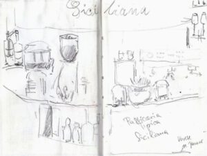 Skizzenbuch Sizilien, Varese 11. Januar 2023