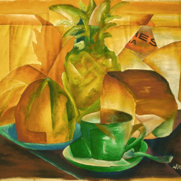 Still Life Sri Lanka 1980, Gouache auf Papier, ca. 24x30cm