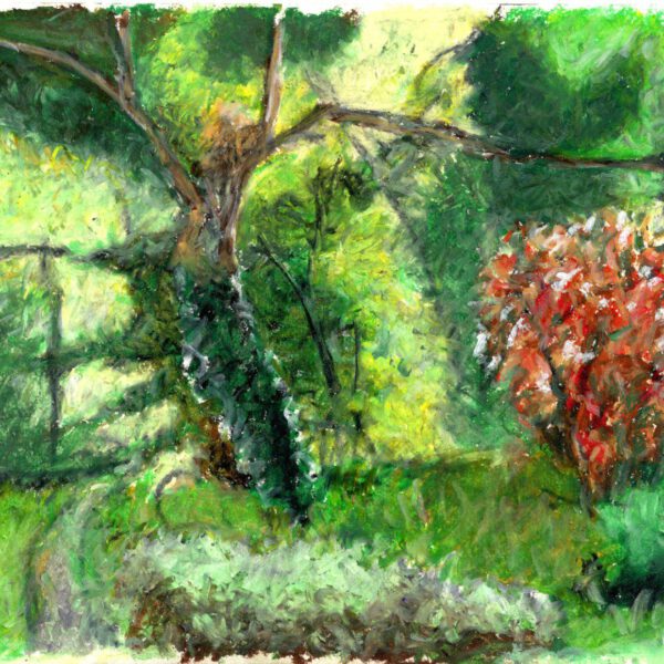 Jojo Wolff 2022: Das erste Ölpastell 7. Oktober, 21x30cm