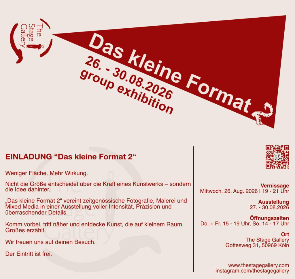 The Stage Gallery: "Das kleine Format" Gruppenausstellung mit Jojo Wolff