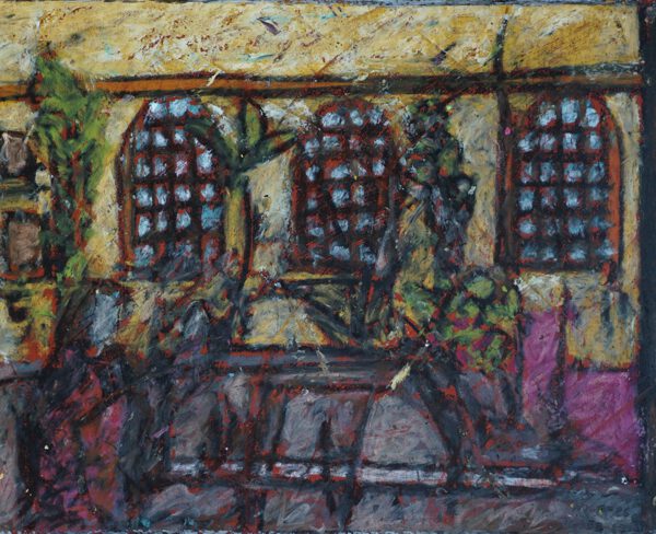 Jojo Wolff 2026: Musee Fesch 2, Ölpastell 27x36cm